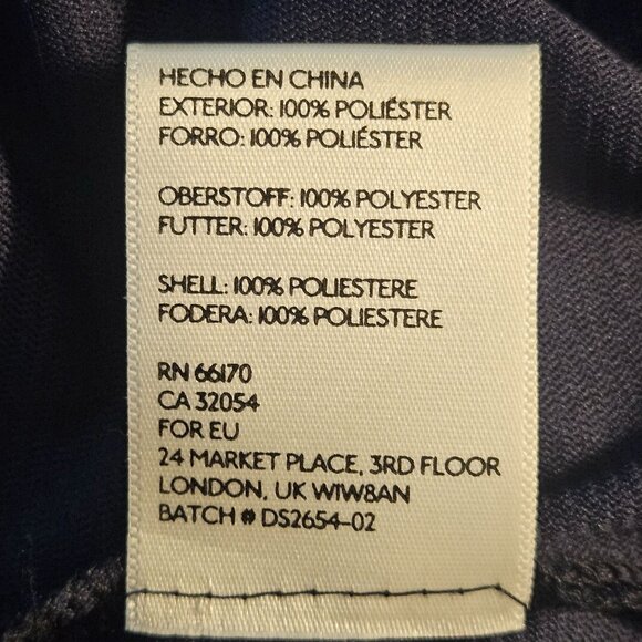 Maeve Women’s Navy/Orange Mini dress XS Patterncore Boho Chic Maximalist - Picture 7 of 13